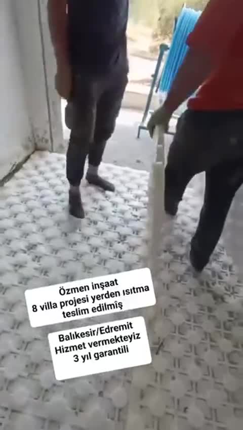 Sıfırdan daire tesisat videosu