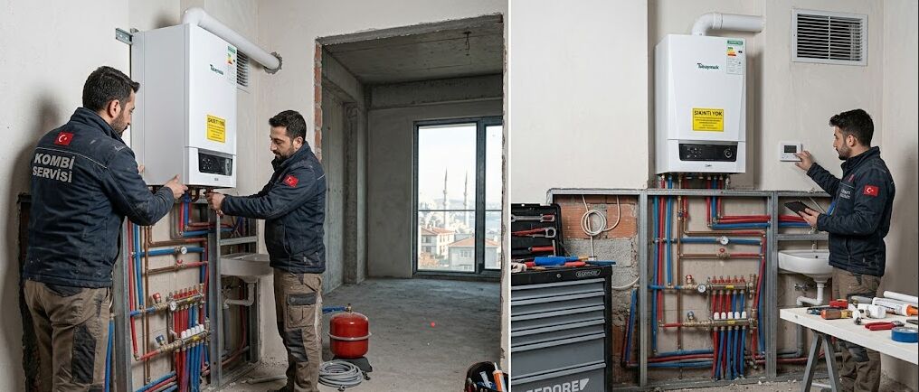 Doğalgaz kombi montajı